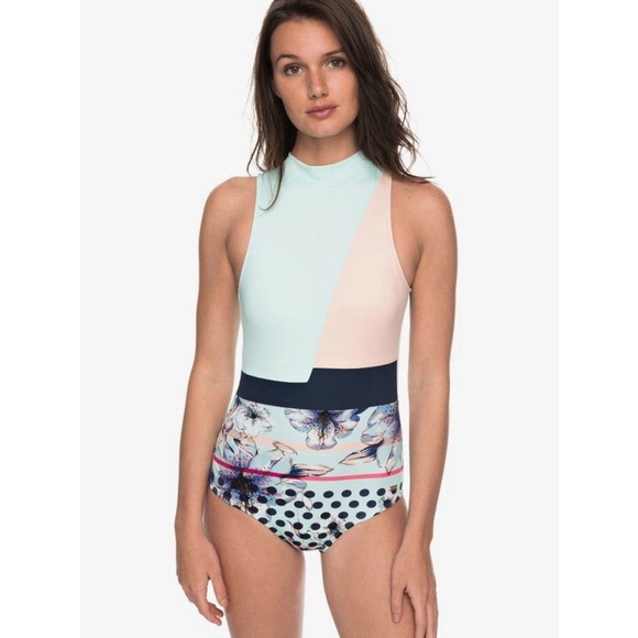 Roxy Pop Surf Fashion One Piece Size M EUC - Picture 1 of 11